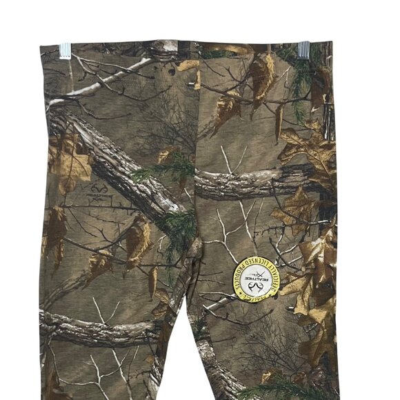 Realtree Xtra Camouflage Leggings Womens XL Brown Green New - Picture 3 of 6